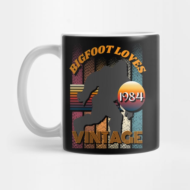 Bigfoot Loves Vintage 1984 by Scovel Design Shop